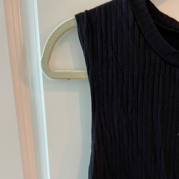 REVEL WOMEN'S RIB-KNIT SIDE SLIT BODYCON DRESS - Picture 7 of 13